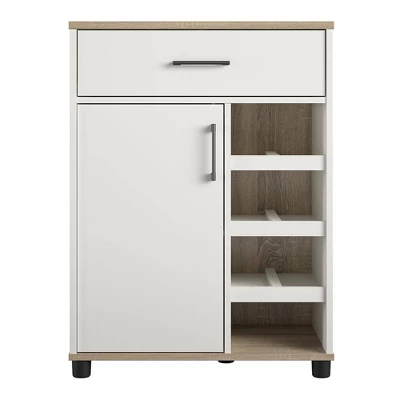Canturbury Bar Cabinet With Beverage Shelves White - Room & Joy - Image 10