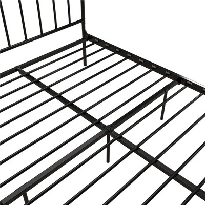 Remi Metal Platform Bed Frame Black - Room & Joy - Image 9