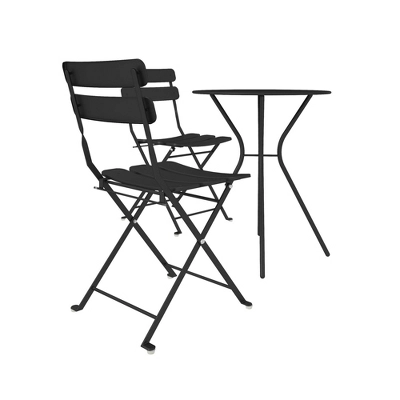 3pc Bistro Set With Folding Chairs - Room & Joy - Image 3