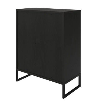 Pacer Storage Cabinet Black Oak - Room & Joy - Image 5