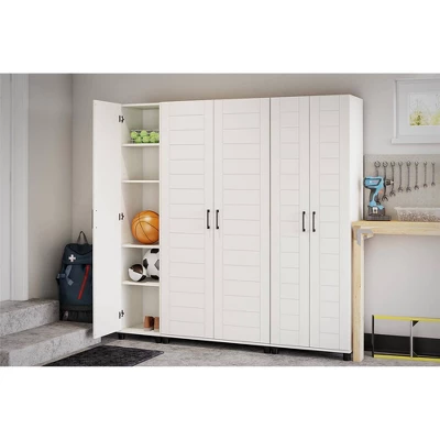 Portford 16" Wide Shiplap Cabinet White - Room & Joy - Image 8
