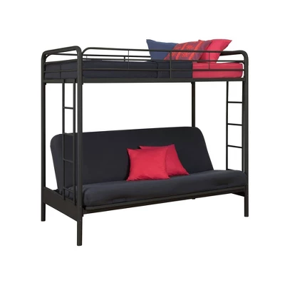 Twin Over Futon Leonora Metal Bunk Bed - Room & Joy - Image 8