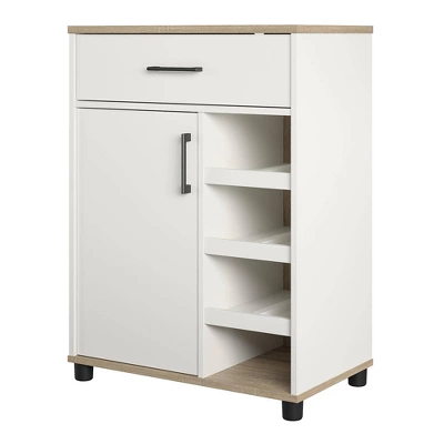 Canturbury Bar Cabinet With Beverage Shelves White - Room & Joy - Image 8