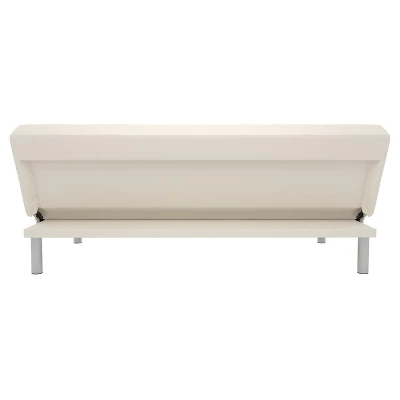 Naomie Futon Sofa Bed White - Room & Joy