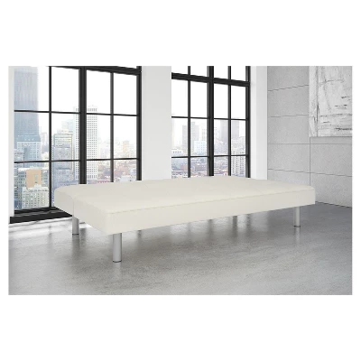 Naomie Futon Sofa Bed White - Room & Joy - Image 4