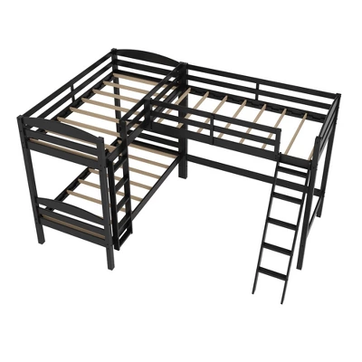 Twin Veronica Triple Wood Bunk Bed - Room & Joy - Image 7