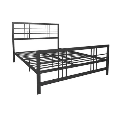 Bellatrix Metal Bed Black - Room & Joy - Image 13