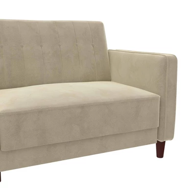 Isabella Tufted Transitional Futon - Room & Joy - Image 19