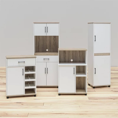 Canturbury Kitchen Pantry Cabinet White - Room & Joy - Image 9
