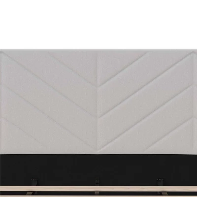 Venus Tufted Upholstered Bed Gray Linen - Room & Joy - Image 13