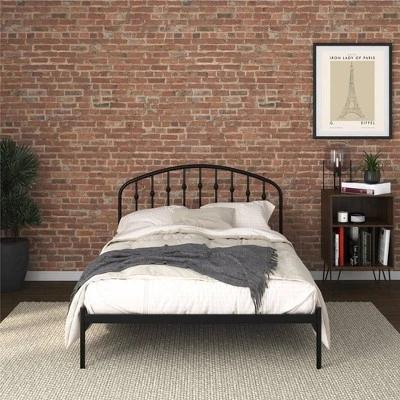 Remi Metal Platform Bed Frame Black - Room & Joy - Image 2