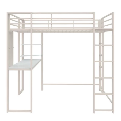 Full Adele Loft Bed Off White - Room & Joy - Image 2