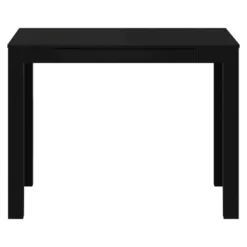 George Wood Writing Desk With Drawers Black - Room & Joy