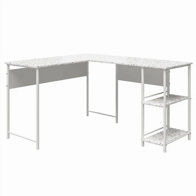 Woodbury L Desk Terrazzo - Room & Joy - Image 4