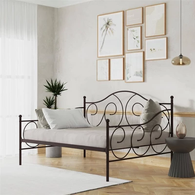 Full Vanessa Metal Daybed Bronze - Room & Joy - Image 9
