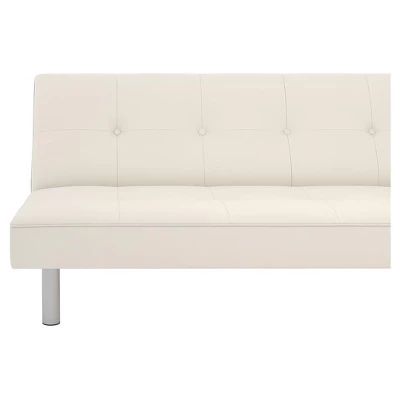 Naomie Futon Sofa Bed White - Room & Joy - Image 2