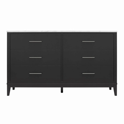 Morganfield Wide 6 Drawer Marble Top Dresser - Room & Joy - Image 9