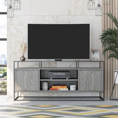 Creswell Modern Media Console TV Stand For TVs Up To 54" - Room & Joy - Image 2