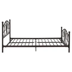 Queen Vanessa Metal Bed Bronze - Room & Joy
