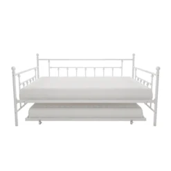 Milan Queen Daybed And Full Trundle Set White - Room & Joy