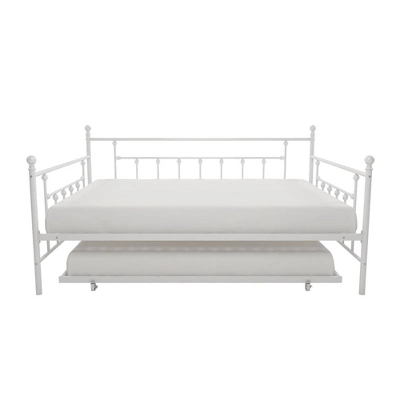 Milan Queen Daybed And Full Trundle Set White - Room & Joy