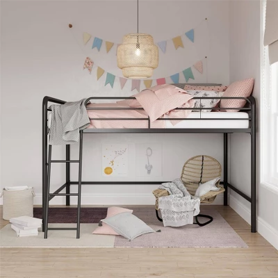 Full Adeline Junior Metal Loft Bed - Room & Joy - Image 2