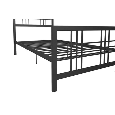 Bellatrix Metal Bed Black - Room & Joy - Image 4