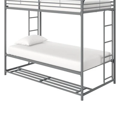 Twin Betony Kids' Bunk Bed With Storage Bins Silver - Room & Joy - Image 4