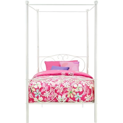 Twin Clara Metal Bed White - Room & Joy - Image 7