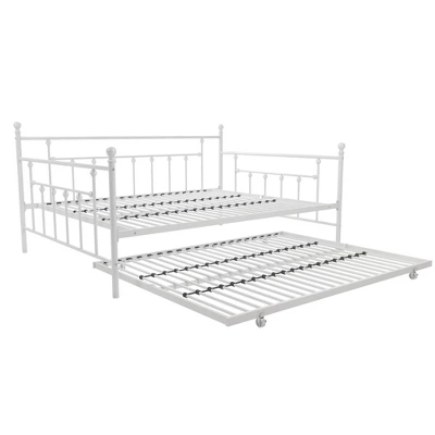 Milan Queen Daybed And Full Trundle Set White - Room & Joy - Image 3