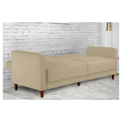 Isabella Tufted Transitional Futon - Room & Joy - Image 6