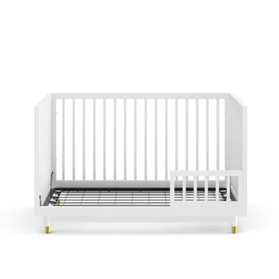 Room & Joy Rory Toddler Rail With Spindles - White