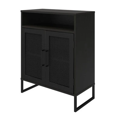 Pacer Storage Cabinet Black Oak - Room & Joy - Image 6