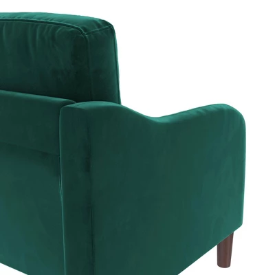 Penny 2 Seater Loveseat Sofa Green Velvet - Room & Joy - Image 10
