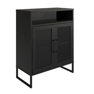 Pacer Storage Cabinet Black Oak - Room & Joy - Image 7