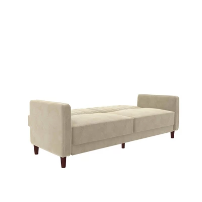 Isabella Tufted Transitional Futon - Room & Joy - Image 15