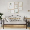 Full Vanessa Metal Daybed Bronze - Room & Joy