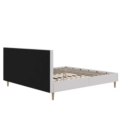 Venus Tufted Upholstered Bed Gray Linen - Room & Joy - Image 11