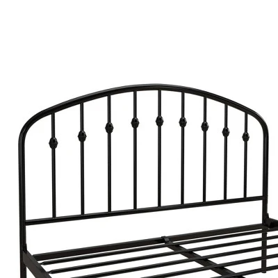 Remi Metal Platform Bed Frame Black - Room & Joy - Image 8