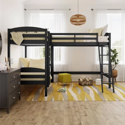 Twin Veronica Triple Wood Bunk Bed - Room & Joy - Image 2