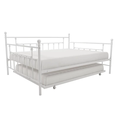 Milan Queen Daybed And Full Trundle Set White - Room & Joy - Image 2