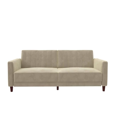 Isabella Tufted Transitional Futon - Room & Joy - Image 8