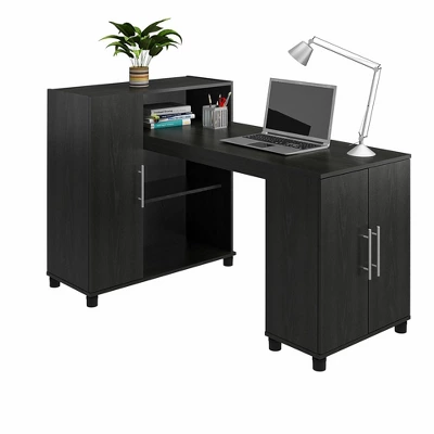 Cabell Hobby And Craft Desk With Storage Cabinet - Room & Joy - Image 4