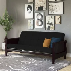 6" Full Soren Quilted Thermobonded High Density Polyester Fill Futon Mattress - Room & Joy