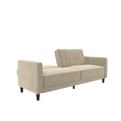 Isabella Tufted Transitional Futon - Room & Joy - Image 13