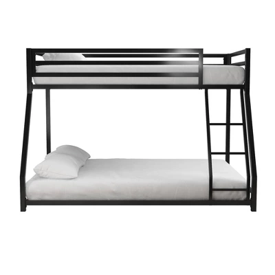 Twin/Full Max Metal Bunk Bed Black - Room & Joy - Image 5