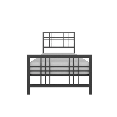 Bellatrix Metal Bed Black - Room & Joy - Image 8