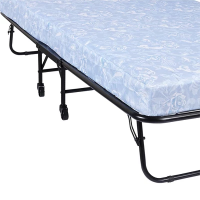 Twin 5" Mattress With Folding Metal Guest Bed - Room & Joy - Image 3