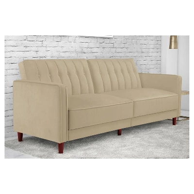 Isabella Tufted Transitional Futon - Room & Joy - Image 5
