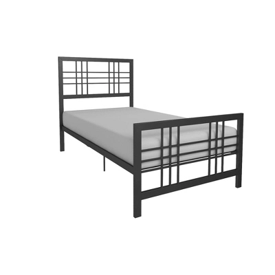 Bellatrix Metal Bed Black - Room & Joy - Image 7